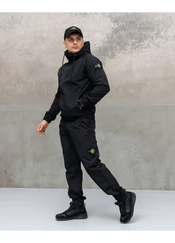 Спортивний чоловічий костюм плащівка, M No Brand (376223005)