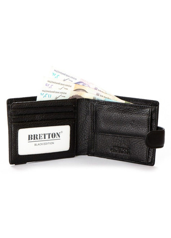 Мужской кожаный кошелек BE 168-83 black Bretton (282557243)