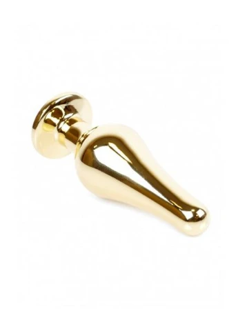 Анальна пробка з рожевим каменем Plug-Jewellery Gold BUTT PLUG-Rose Boss Series (372151113)