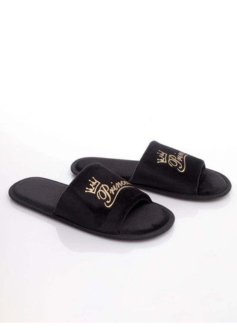 Черные домашние тапочки Family Story