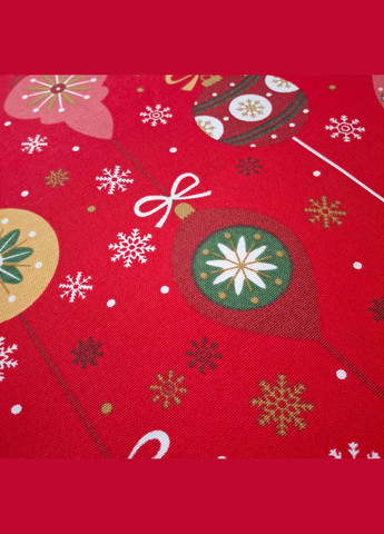 Ранер Christmas Balls новорічний водостійкий 35х100 см червоний (2800004658584) SoundSleep (307510717)