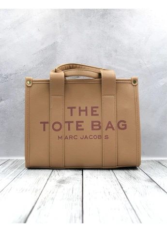 Женская сумка THE TOTE BAG кожаная Хаки No Brand (392902753)