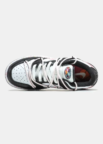 Кроссовки женские Nike SB Dunk Low black white pink | Найк сб Данк низкие черные белые розовые No Brand чёрно-белые демисезоны (315761817)