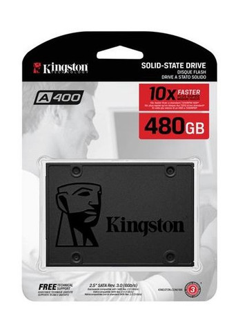 Накопитель SSD 2.5" 480GB SATA A400 Kingston (314749358)