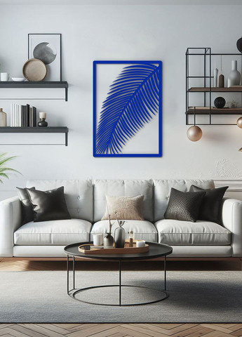 Современная картина на стену, декор в комнату "Пальмовий лист", стиль лофт 30х20 см Woodyard (292111890)