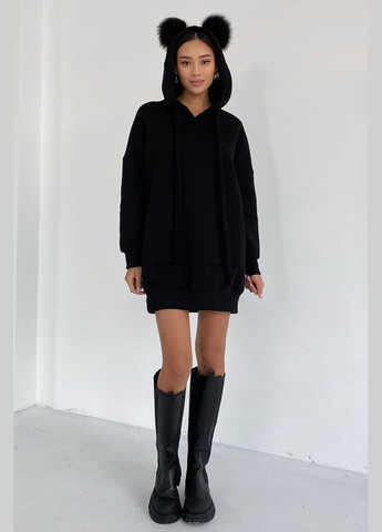 Черное повседневный, кэжуал платье Liton