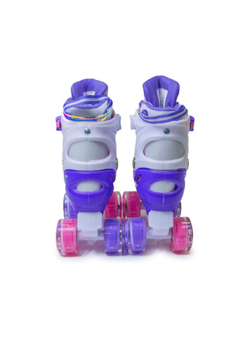 Раздвижные ролики квады размер 34-37 (светящиеся колеса). Rainbow Violet (625609082) Scale Sports (340912255)