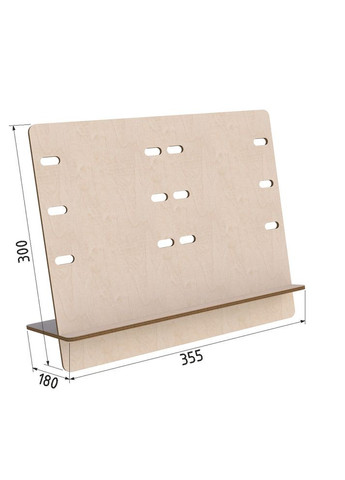 Подставка под очки наклонная деревянная Ekostar (368307184)