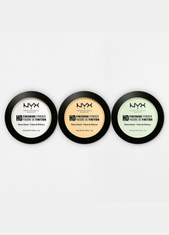 Професійна фінішна пудра High Definition Finishing Powder (8 г) MINT GREEN (HDFP03) NYX Professional Makeup (279364041)