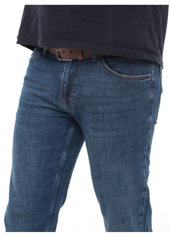 Синие демисезонные слим джинсы мужские синие слим со стрейчем Slim ARCHILES