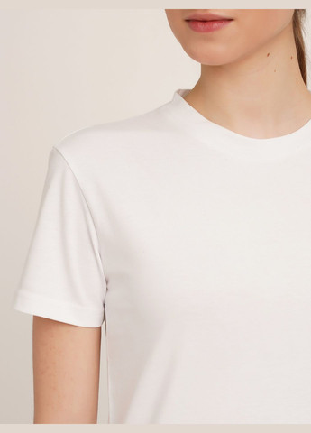 Футболка однотонная женская CTM WBC02303 Белый shop (2000989915553) LAWA - (354935797)