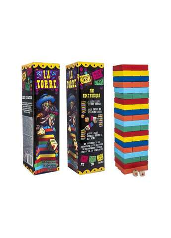 Игра "La Torre" цвет разноцветный CB-00210277 Strateg (314890146)