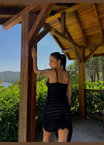 Чорна стильна вʼязана сукня. дуже ніжна і приємна до тіла 🖤🌸 No Brand