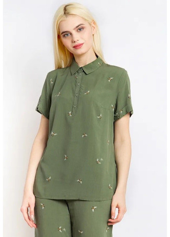 Зелёная блузка s18-14030-916 Finn Flare