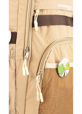 Рюкзак подростковый текстильный унисекс YL1006 Бежевый shop (2000999246029) No Brand (362746502)