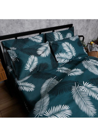 Комплект постільної білизни Микросатин Premium «» King Size 220x240 наволочки 4х70х70 (MS-820007844) Moon&Star Green Oasis (356113060)