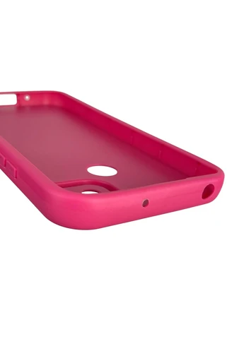 Чохол силіконовий оригінальний Soft Touch з 3D принтом вишеньки для Redmi 9C малиновий (Повний захист камери) Xiaomi (378979903)