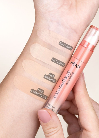 Консиллер Camouflage №62 Natural 4,5г Hean Face (325490809)