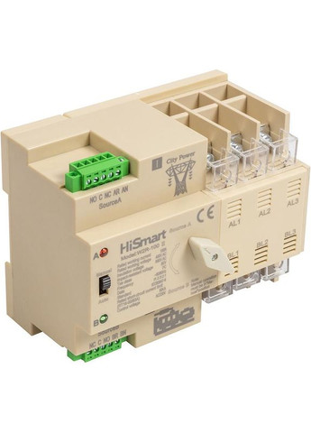 Автоматический переключатель W2R3P 220V 100A HiSmart (315406663)
