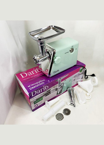 М`ясорубка електрична 2000 Вт DMG0320. Колір: зелений Dario (364664643)