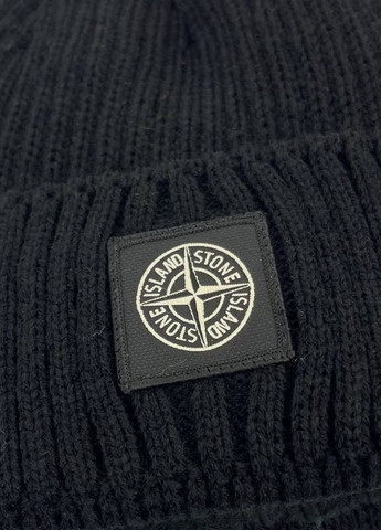 Зимняя шапка бини на флисе - Stone Island / Стон Айленд No Brand Шапка біні (369368681)