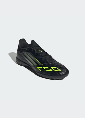 Черные летние бутсы f50 league turf adidas