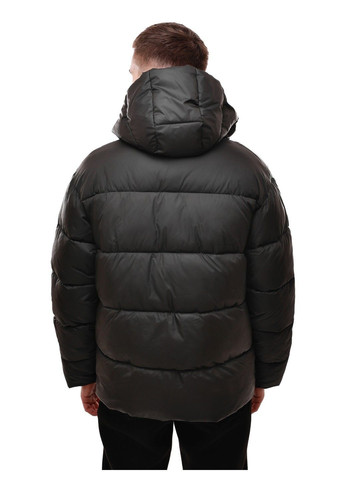 Чорна зимня куртка зимова чоловіча No Brand