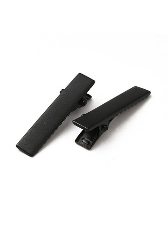 Основи для шпильок Заколка качечка крокодильчик Чорний 3.1 см х 0.8 см х 0.8 мм Finding (330777262)