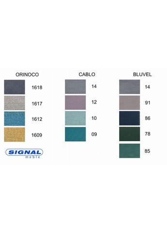 Крісло Nordic 1 Velvet Сірий NORDIC1V14 Signal (372178144)