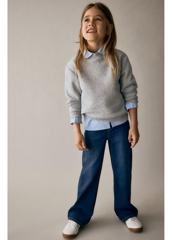 Дитячі джегінси для дівчинки Темно-сині (25121105) H&M (371685839)