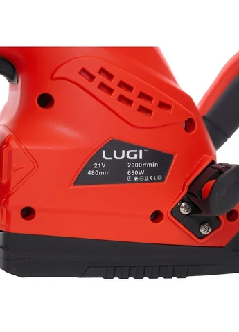 Кущоріз електричний акумуляторний LUGI 650 Вт, червоний LUGI LUGIR No Brand (398647892)
