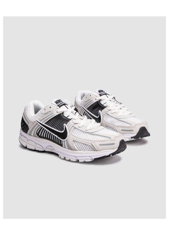 Комбіновані Літні кросівки чоловічі nike No Brand Zoom Vomero 5 White/Black Platinum Tint Metalic