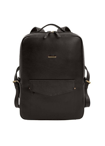 Шкіряний рюкзак на блискавці Cooper maxi темно-коричневий BlankNote (348359279)