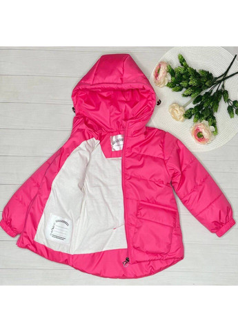 Малиновая демисезонная демисезонная куртка в малиновом цвете для девочки. Модняшки