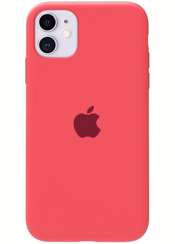 Чехолнакладка Silicone Full Protection Case Apple iPhone 11 Peach Pink Toto (301783360)