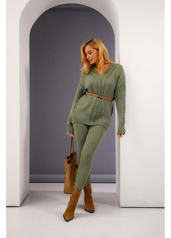 Брюки с кантом 2408 Оливковый Triko Bakh (368650840)