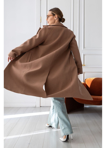 Бежевое демисезонное Пальто демисезонное С63 CHICLY