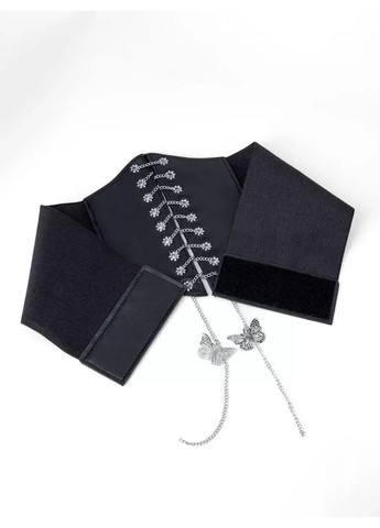 Женский стильный декоративный корсет с бабочками, который дополнит ваш образ, Декоративный корсет No Brand Декоративний корсет з метеликами чорний (351865492)