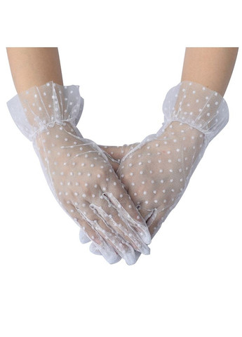 Фатиновые перчатки в горохе (арт.7038) No Brand (348431095)