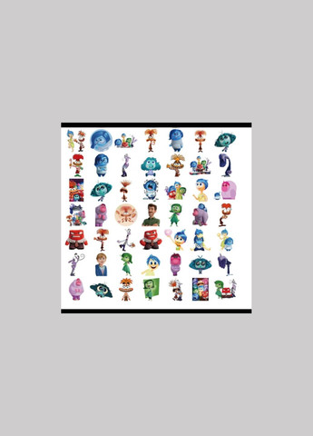 Набір наклейок стікерів Думками навиворіт 50 шт стікербомбінг на авто телефон ноутбук No Brand (322931205)