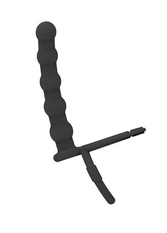 Анально-вагінальна насадка з кільцями для подвійного проникнення Balls No Brand (339864729)