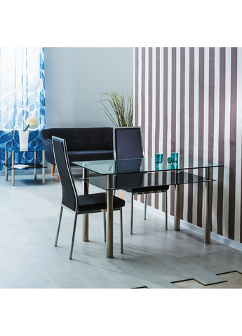 Стіл обідній Madras 90 х 60 см Прозорий MADRASTCCH90 Signal (372178266)