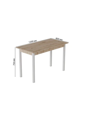 Стіл кухонний Маріо 75x120x80 ДСП Сан-Марино 16мм (FRD-105665) Ferrum-decor (365445176)
