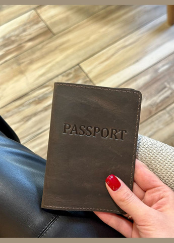 Шкіряна обкладинка для паспорта з написом 1940 No Brand (359380800)