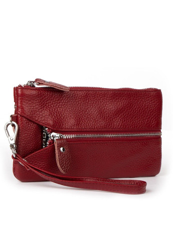 Жіноча шкіряна косметичка Cosmetic bag 6001-A bordo Cossroll (293765239)