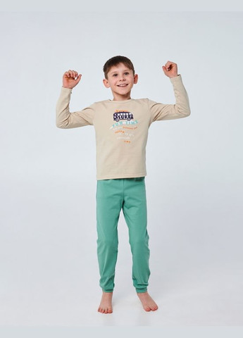 Бежевая пижама бежевый Smil