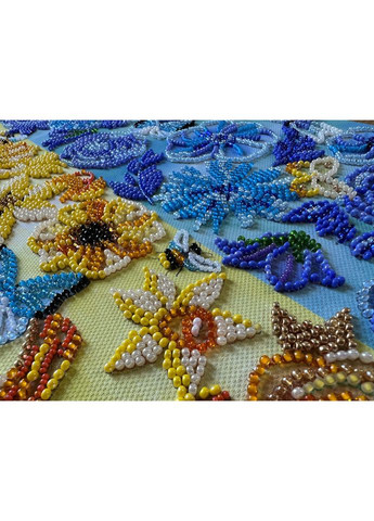 Набір для вишивання бісером "Квітуче земле" AB-870 41х27 см Abris Art (367969458)