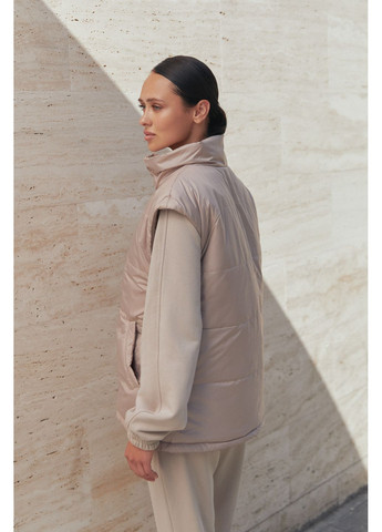 Жилет жіночий осінній з поясом безрукавка з коміром Seventeen (361246745)