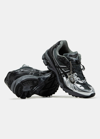 Чорні Осінні кросівки чоловічі asics gel-kayano 14 x unaffected black grey | асікс гель-каяно 14 чорні сірі No Brand