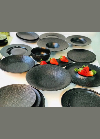 Блюдо для подачі Чорний обеліск 29.5х10х1.7 см чорне (102-673) Olens (337128581)